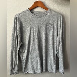 Victoria’s Secret Signature Long Sleeve Lounge Tee in Heather Gray Womens Small